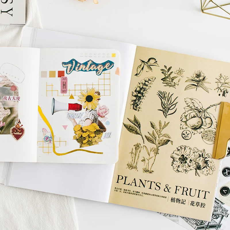 

20Pcs/Pack Retro Letter/Old Newspapers/Map/ Vintage Girl decoration sticker DIY planner stickers scrapbooking diary album sticke