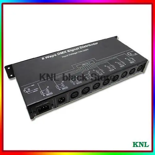 LED DMX512 signal distributor amplify transmission AC120V-240V 50-60Hz | Лампы и освещение