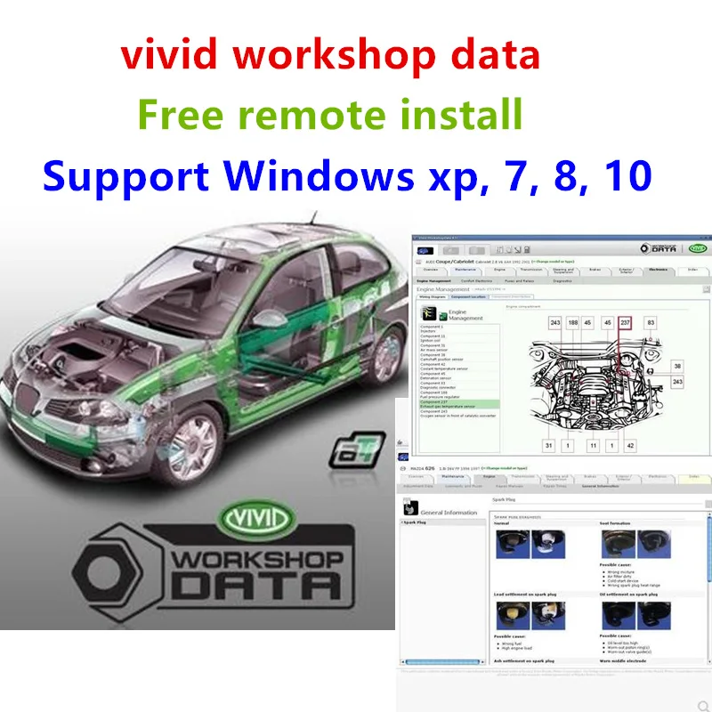 

hot Vivid Workshop 10.20 Maintenance Free install Car Service Wire Diagram 10.2 data Automotive Repair Software