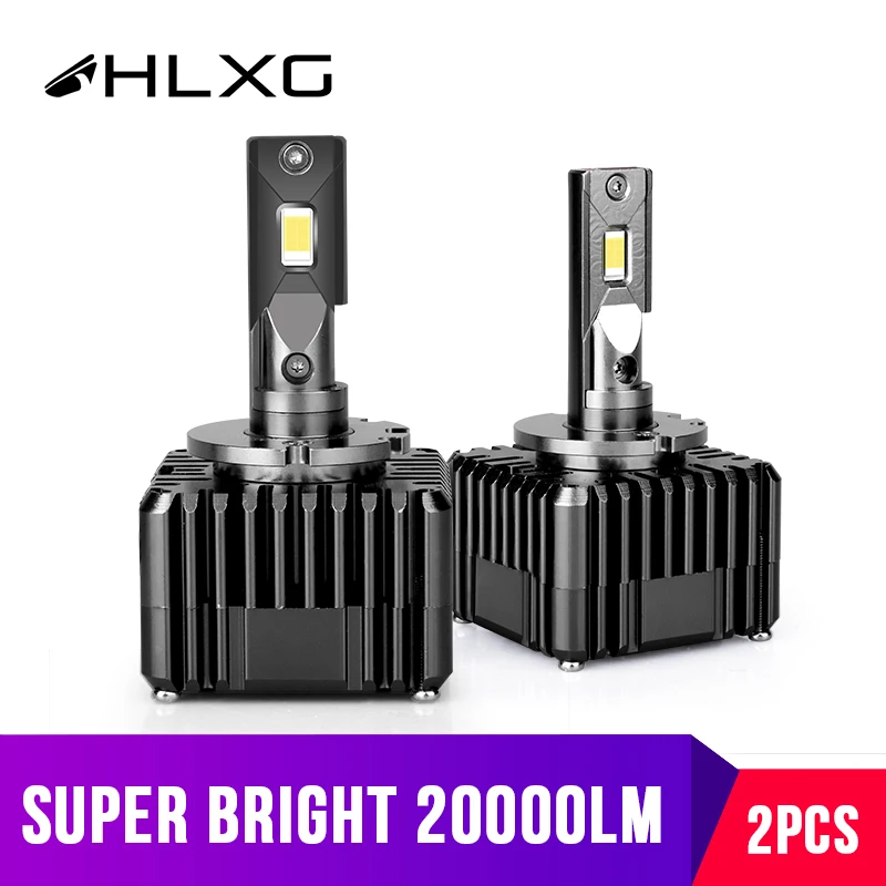 

20000LM D1S LED D3S Car Headlight Conversion Kit CSP Chips 6000K 12V light source Led Front Headlamp Fog Lights 50W Auto ampoule