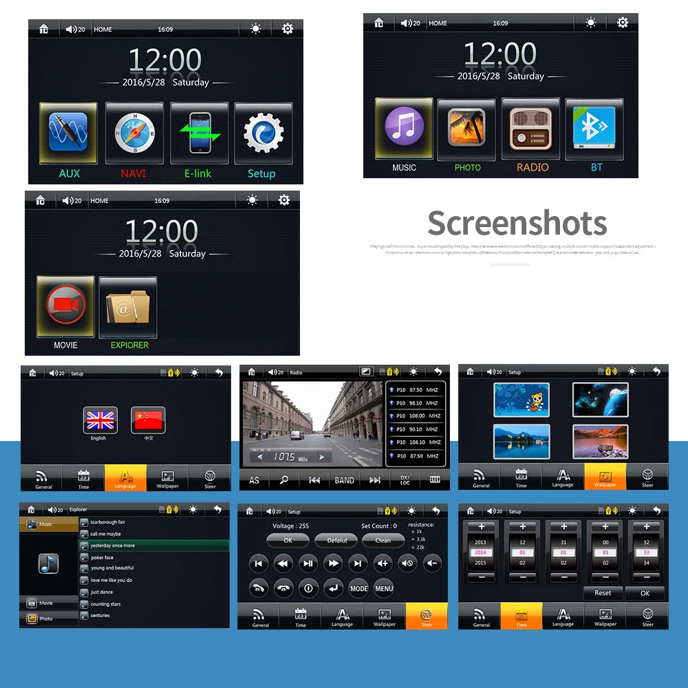 Excellent 7020G Car MP5 Player 7" Touch Screen In Dash Bluetooth Car Stereo Radio MP5 Player Support FM USB SD Aux Rear View Camera Input 15 Excellent 7020G Car MP5 Player 7" Touch Screen In Dash Bluetooth Car Stereo Radio MP5 Player Support FM USB SD Aux Rear View Camera Input 15