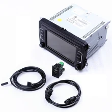 RCD510 Voiture Radio Code CD MP3+ AUX/USB Plug +Cables pour VW Passat B6 Jetta Golf Scirocco EOS Touran 5ND 035 190 A 3AD035190