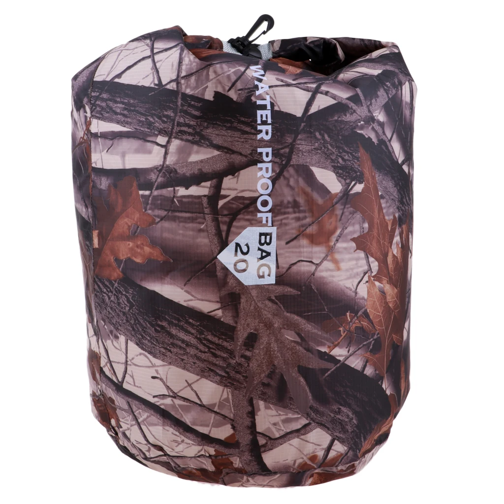 Waterproof Dry Bag Sack Carry Pack 210T Nylon for Outdoor Kayak Canoeing Fishing Sailing Camping Tools 10L/20L/40L/70L