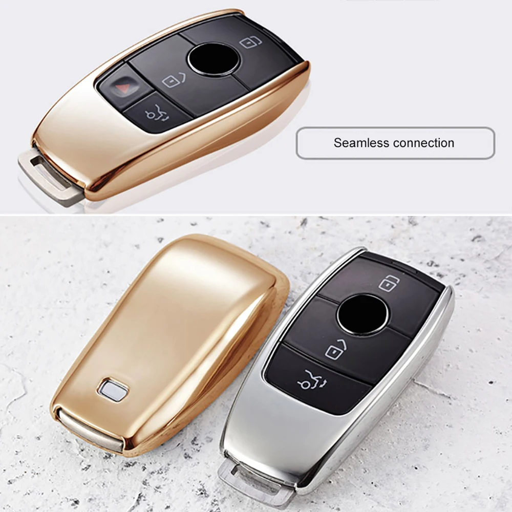 CAR case Key For Mercedes Benz New E Class W212 W213 TPU Car Remote Case Shell Protective Cover Fob Holder | Автомобили и