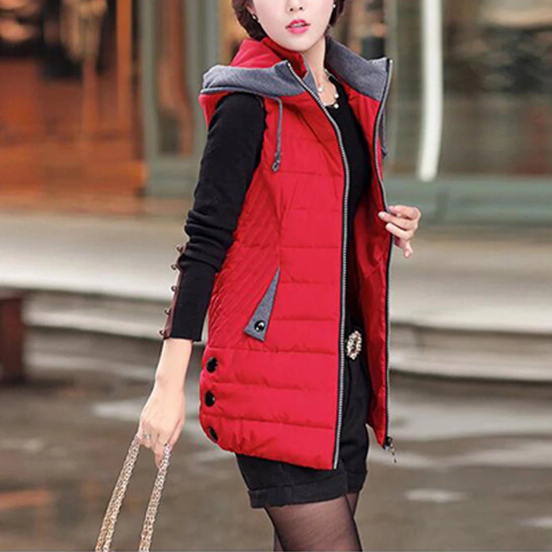 Comfortable Autumn Winter Vest Women Waistcoat Sleeveless