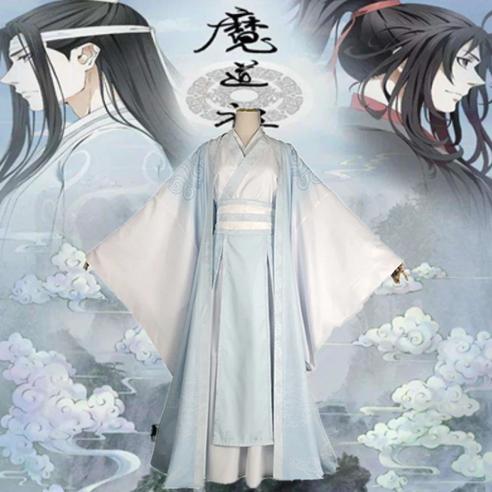 cultivo demoníaco traje lan wangji adulto mo dao zu shi traje unissex