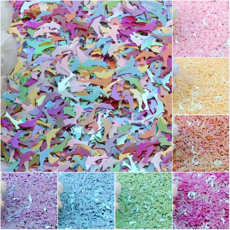 

Dolphin Sequins 12x5mm Loose PVC Seuqin Pailette DIY Handmade Level Stage Performances Garment Sewing Accessorie Lantejoulas 20g