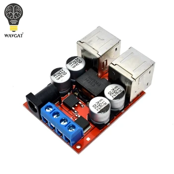 

DC-DC Vehicle Charging Board Power Supply Depressurization Module 4 port USB Output mobile Charger 8V-35V 5V 8A