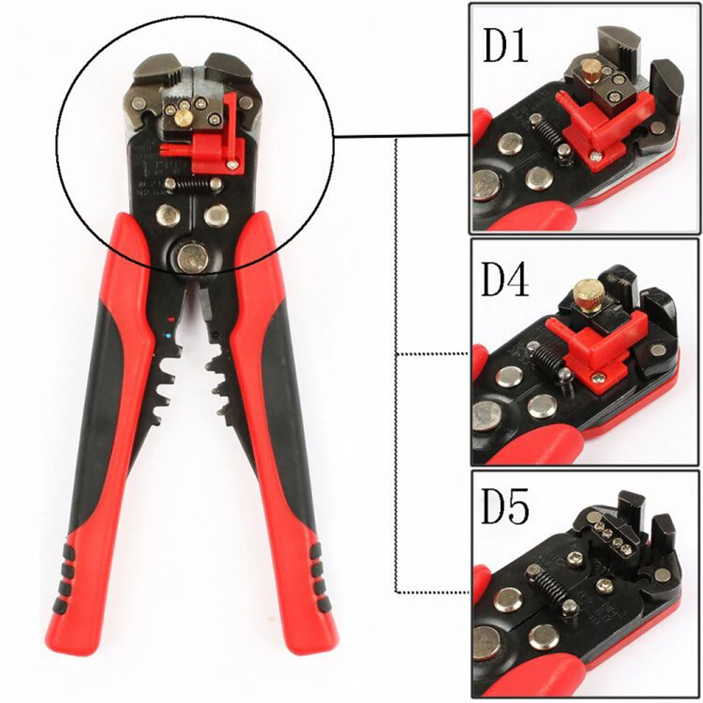 Инструмент для зачистки проводов, автоматический многофункциональный обжимной инструмент для зачистки проводов, Электрический HS-D1 AWG24-10 3 в 1