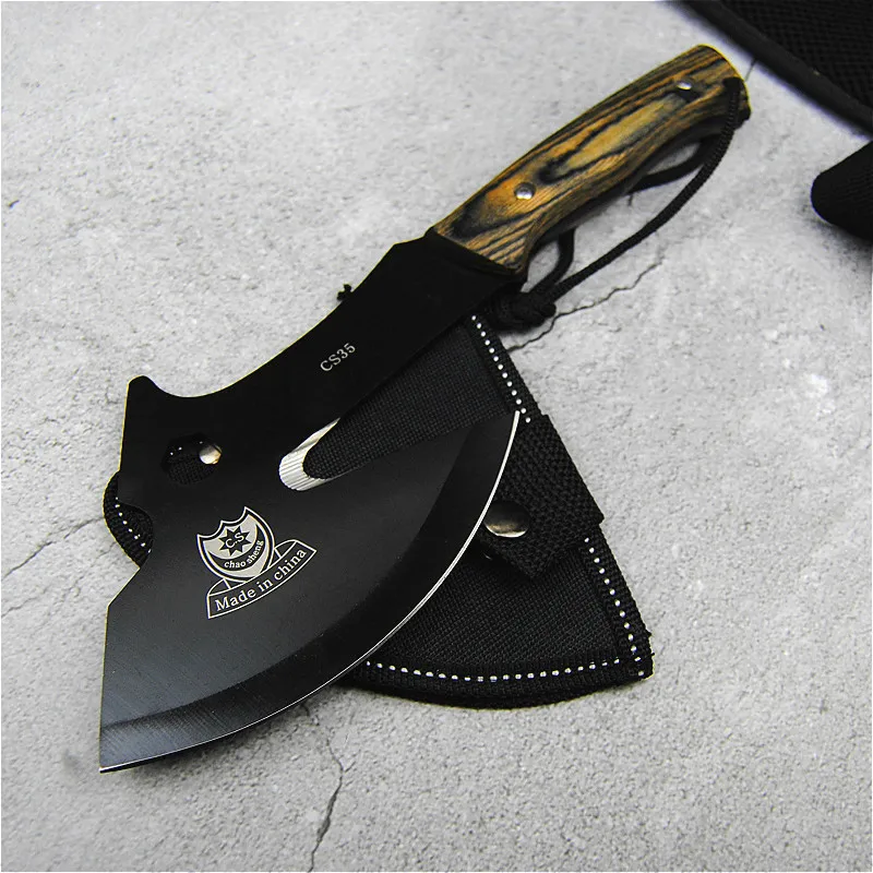 

CS35 Sharp Survival tomahawk axes hatchet camping hand fire axe Boning Knife for Chopping meat Bones