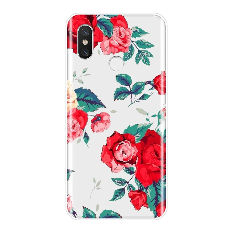 Мягкий силиконовый чехол для телефона Xiaomi Mi 5 5C 5S 5X 6 6X Plus модная задняя крышка с