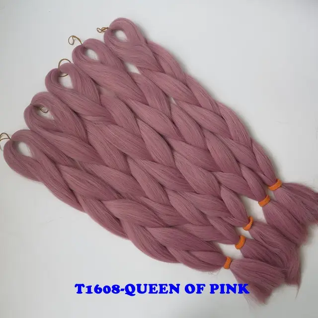 Luxury 1 Pack 24 60 Cm Dilipat 80 Gram Angkatan Laut Neon Hijau Zaitun Lavender Ungu Vintage Merah Muda Sintetis Jumbo Mengepang Rambut Jumbo Kepang Aliexpress