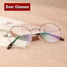 Ретро чистый титан женский большой полный Фонарь на колесо вес очки круглые очки рецепт на очки для зрения Rxable 8288