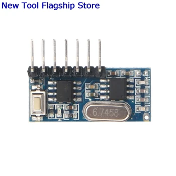 

433 MHz RF Code Learning Receiver Module 1527 Wireless Decoder 4 Output Channel For Remote Control