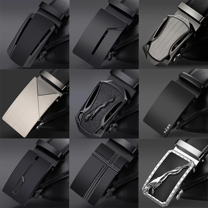  NO.ONEPAUL Fashion Designers Automatic Buckle Genuine Leather Men Business High Quality Luxury Stra