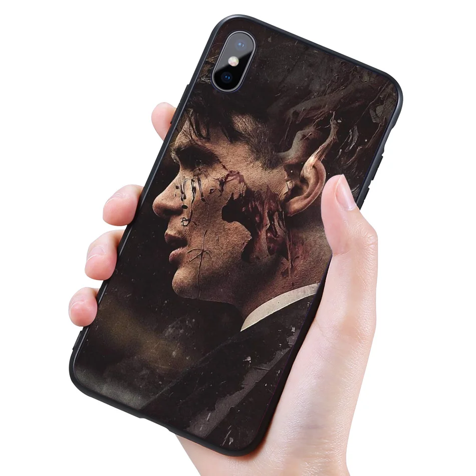 Силиконовый черный чехол для iPhone 7 11 Pro XR 6 X XS MAX 8 6S Plus 5 блесток 2020 7Plus телефона с