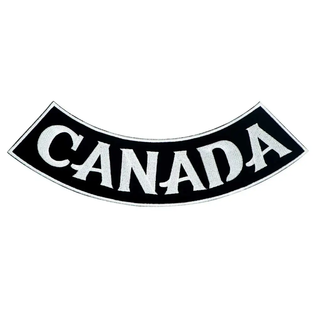 Canada Đính Đá Đáy Sắt Trên Móc Lưng Ngộ Nghĩnh PUNK ROCK Thêu Xe Đạp Xe Máy Miếng Dán Cho Áo Mũ Quần Jean|Miếng đáp| - AliExpress
