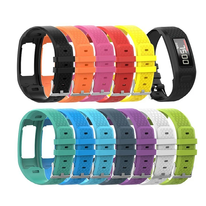 Essidi 16 мм быстросъемный мягкий силиконовый ремешок для замены часов Garmin Vivofit/Vivofit2