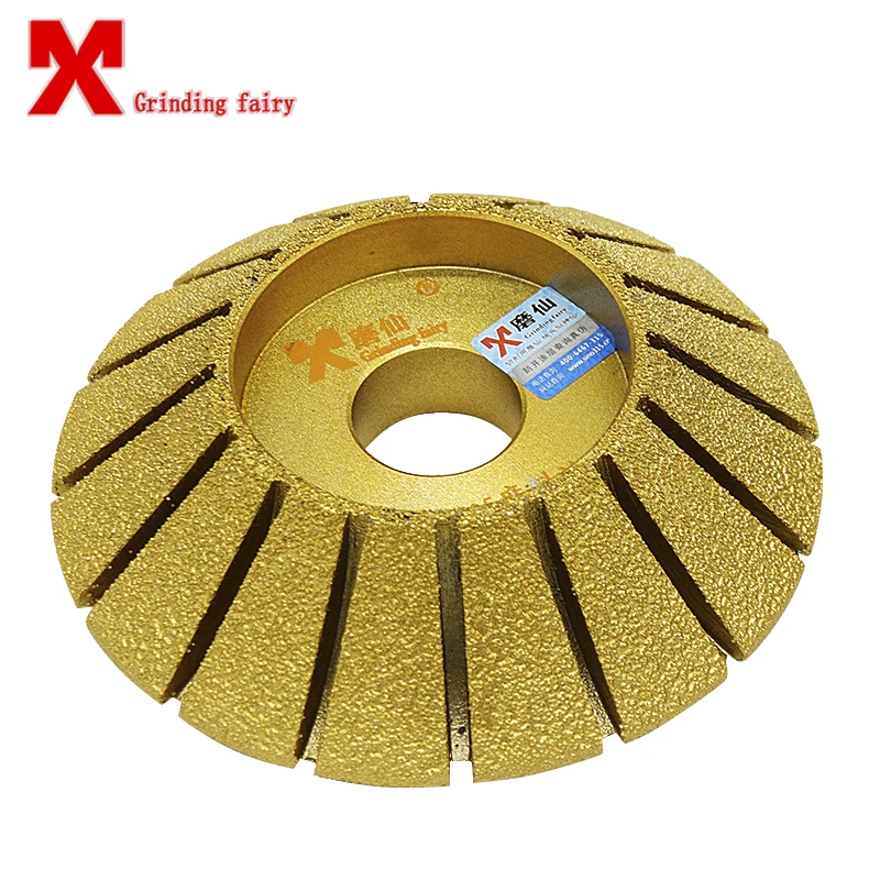 Buy Brazing diamond grinding wheels 45 degree hypotenuse stone machine