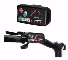 ConhisMotor 24 V 36 V 48 V eBike PAS 3-velocidade LED890 Visor Do Painel De Controle para Compatível DIY Bicicleta Elétrica Conversão controlador