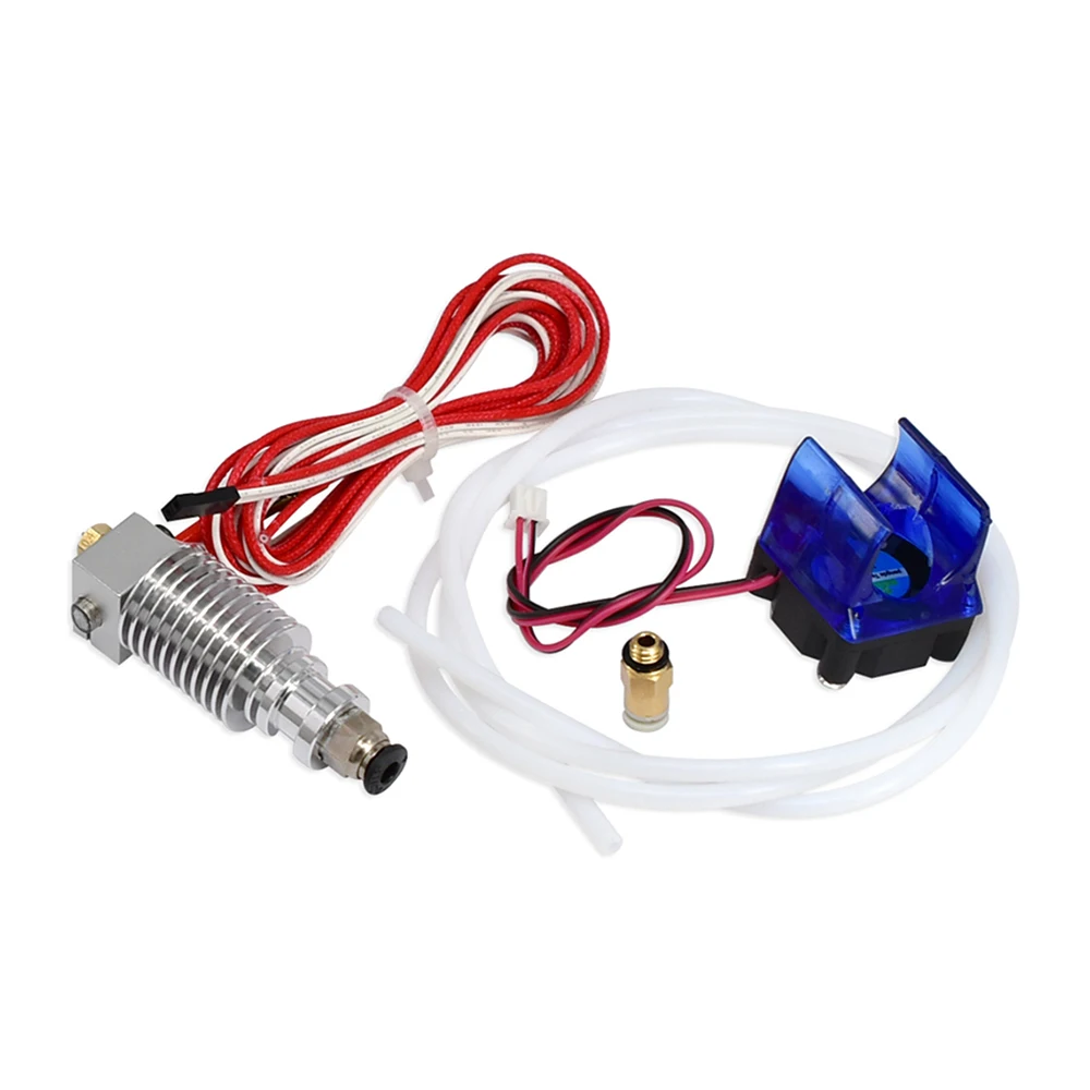 

3D Printer Extruder Metal J-head Hotend Bowden Kits for 1.75mm/0.4mm E3D V6 12V