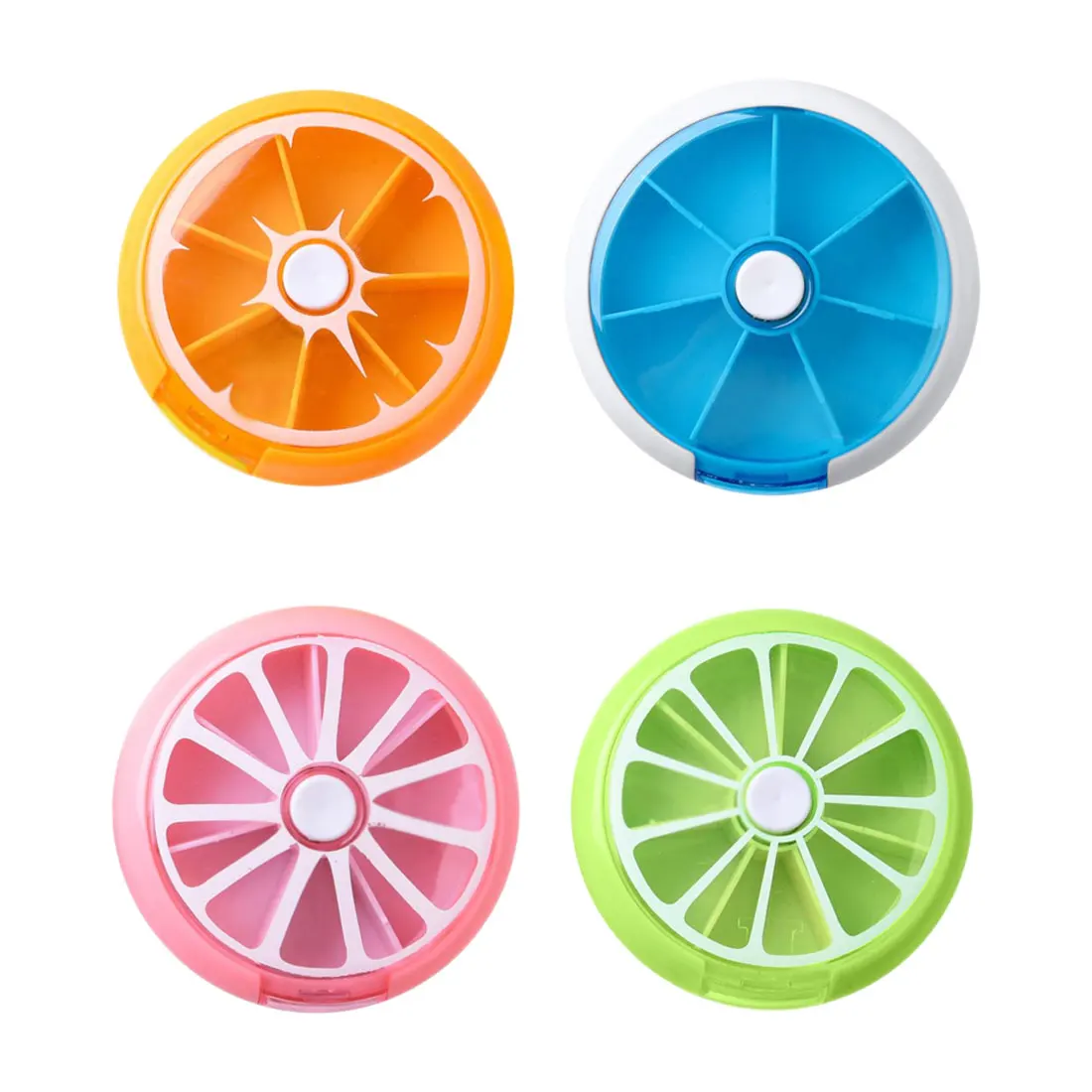 

1pc Pill Box Fruit Shaped Vitamin 7 Day Weekly Medicine Pillbox Tablet Storage Case Container Cases Health Care