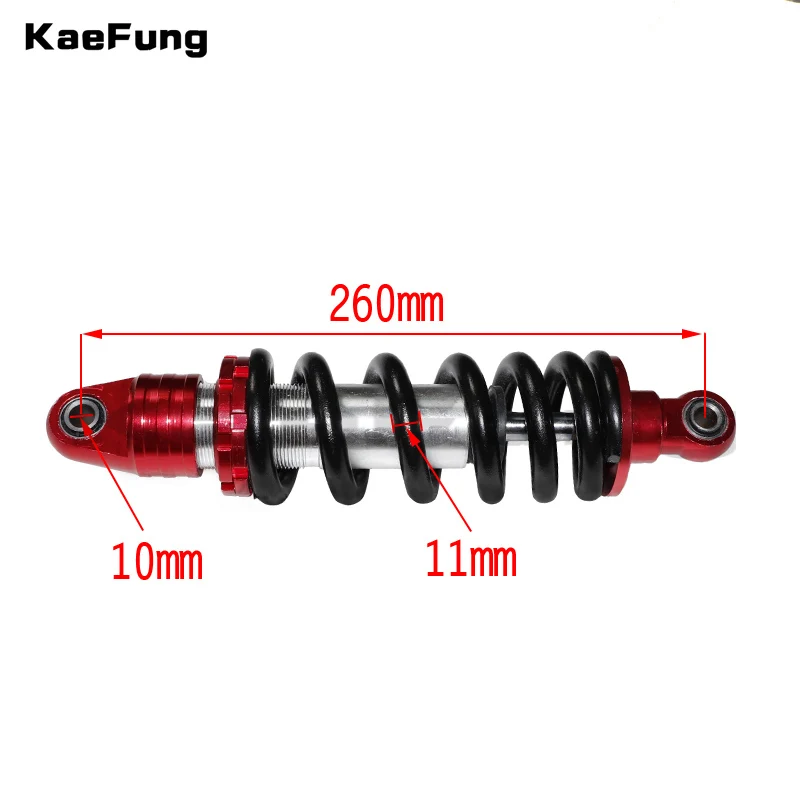Запчасти для мотоциклов 260 мм 1000LBS регулируемые демпфирующие задние рессоры амортизатор подвески для Kayo Apollo Bosuer Xmotos кроссовые мотоциклы