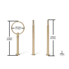 Десерт золото установка 3 уровня круглый стиль торт стенд стержень фрукты лоток металлические ручки(за исключением пластины