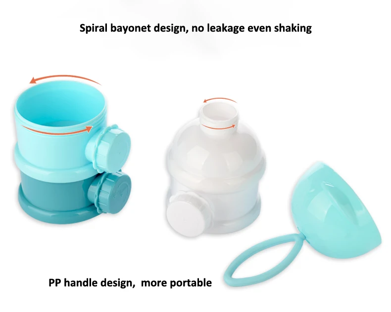 Milk Formula Powder Box Portable baby food storage container PP food-grade safe material 1