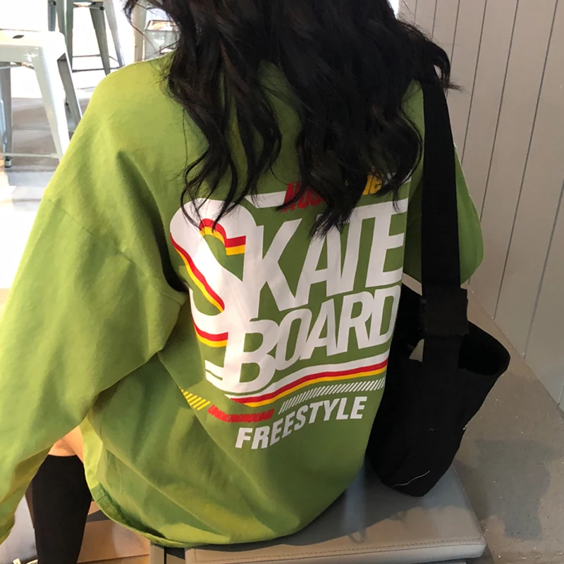 YouGeMan Camiseta Mujer otoño Harajuku largo manga T camisa mujeres Camiseta Top coreano Ulzzang Hip Hop Loose Camiseta Mujer ropa YouGeMan Camiseta Mujer otoño Harajuku largo manga T camisa mujeres Camiseta Top coreano Ulzzang Hip Hop Loose Camiseta Mujer ropa