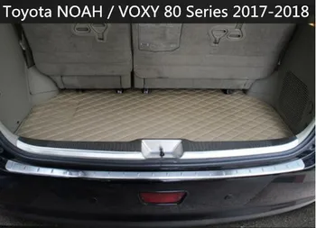 

Stainless Steel Car Rear Trunk Door Protector Trunk Sill Scuff Plate Fits For Toyota NOAH / VOXY 80 Series 2014-2019