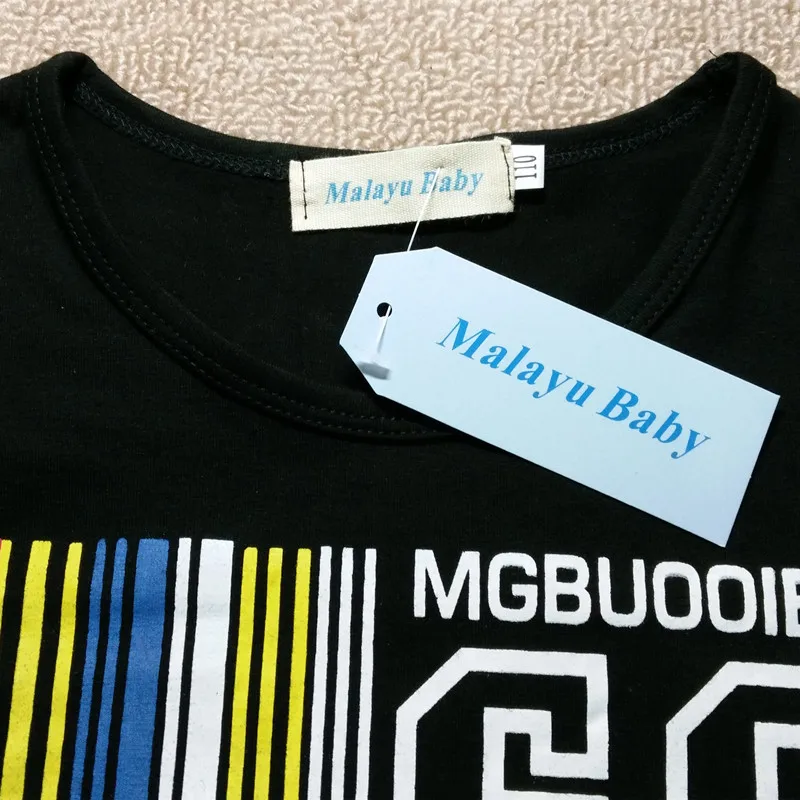 Conjunto de Roupas Letras de Manga Camiseta + Shorts Bebê Menino Verão Novo Listrado Curta Calças 2 Pçs Roupas Infantis Casuais 2020 6 Cheap Conjuntos de roupas