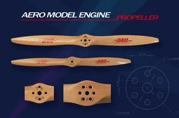 

DLE Engine Remote Control Aircraft Specific German Beech Wooden Propeller Paddle (with Mounting Holes)