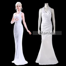 Lunafreya Nox Fleuret Dress Final Fantasy XV Costume Cosplay Sexy Costume White Fancy Dress Halloween Girl Customize Lunafreya Nox Fleuret Dress Final Fantasy XV Costume Cosplay Sexy Costume White Fancy Dress Halloween Girl Customize