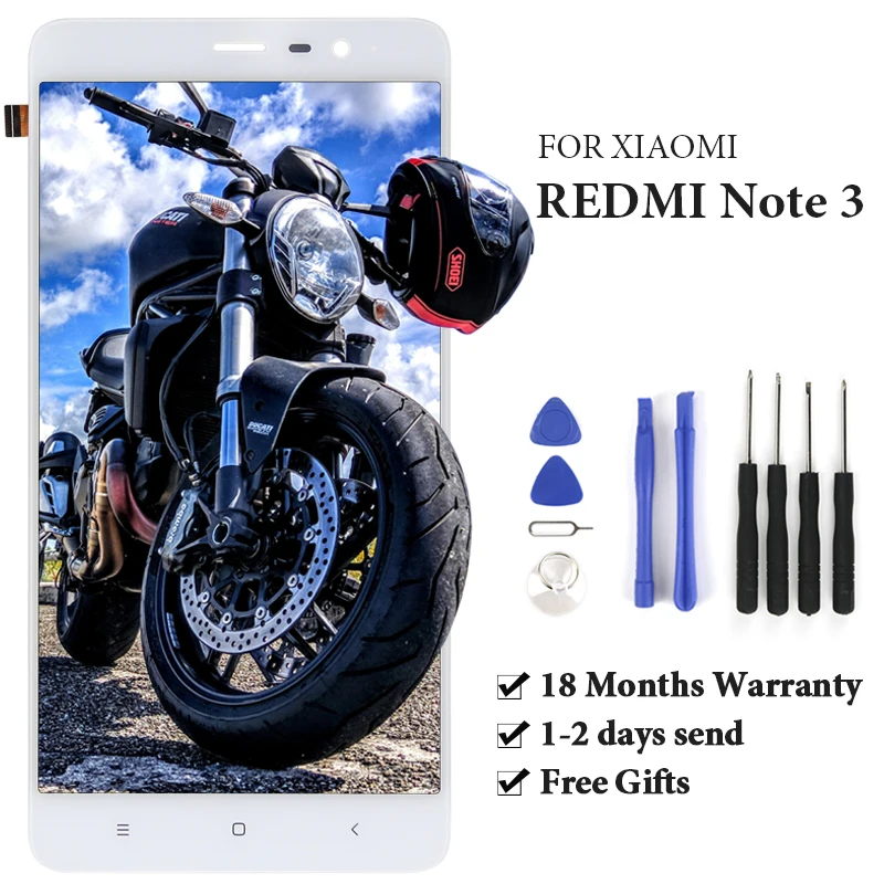 

For XIAOMI Redmi Note 3 lcd Display Touch Screen Digitizer Assembly with frame Replacement For Redmi Note 3 LCD