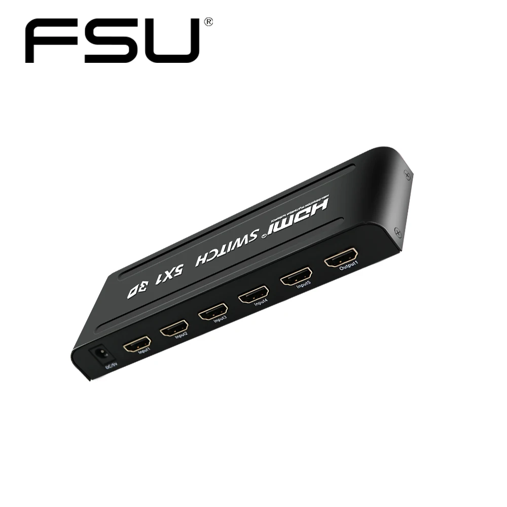HDMI коммутатор 5 в 1 выход 3 4 с ИК пультом дистанционного управления пост. Тока