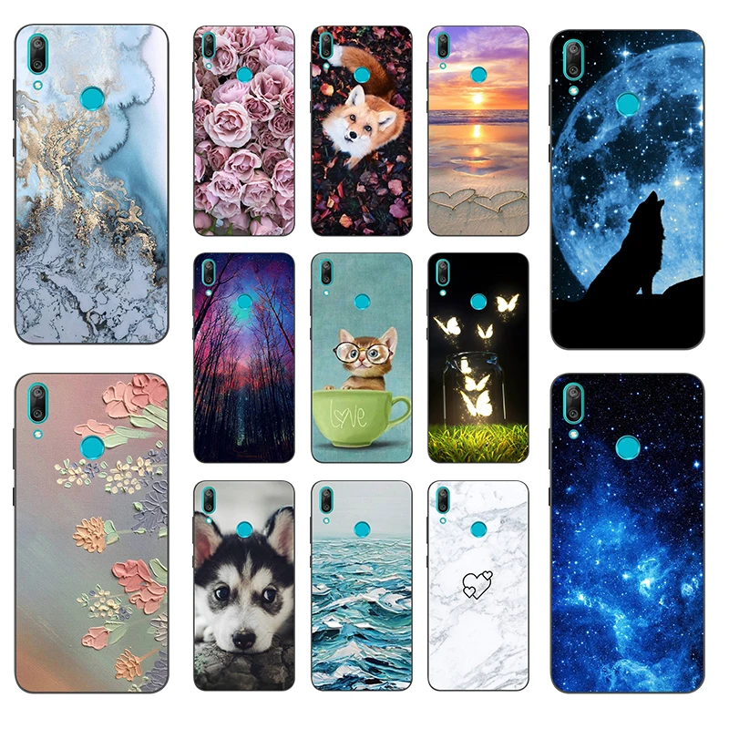 

For Honor 8A Cover TPU For Huawei Honor 8A Case Black Silicone Soft For Huawei Honor 8A 2019 Back Cover For Honor 8 A Phone Case