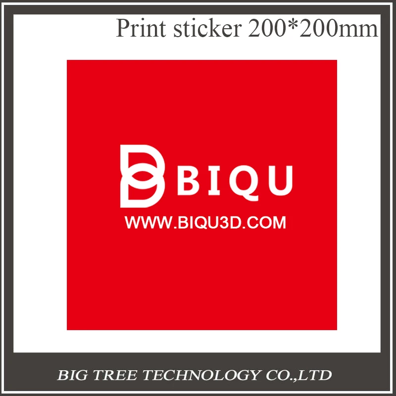 

Bigtree Tech 10PCS 200*200MM Red / Black Painter Print Bed Tape Print Sticker Build Plate Tape