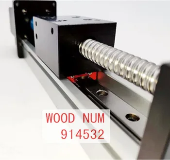 

SGX 1204 100MM Ball Screw Slide Rail Linear Guide Moving Table Slip-way+ 1Pcs Nema 17 motor 42 Stepper Motor