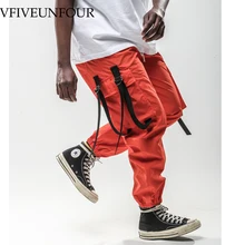 VFIVEUNFOUR 2019 Cargo Pants  Pockets Sweatpants Side Ribbon Baggy Harem Joggers Pants Streetwear Track Pants Male Harajuku 