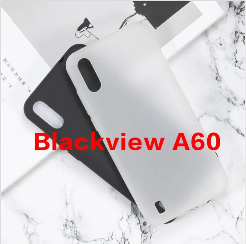 

Phone Case For Blackview A60 Fundas Back Cover For Blackview A60 Case Soft TPU Matte Pudding Gel Silicone Cover Funda