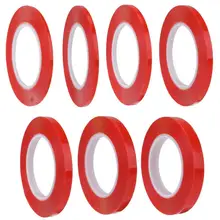 4/5/6/8/10/12/15mm Red Strong pet Adhesive PET Red Film Clear Double Sided Tape No Trace for Phone LCD Screen