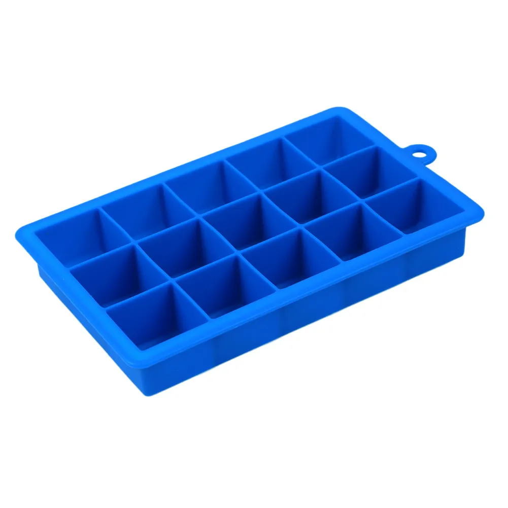 Большая форма для приготовления льда квадратной формы силиконовый Лоток Для Льда Фруктовый Лед панель лотка инструменты для мороженого кухонные принадлежности