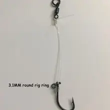 5 x Карп рыболовные короткие Choddy rigs 25 Lb Chod Fliament с тефлоновым покрытием микро колючая Choddy T-Ready привязанные Карповые установки