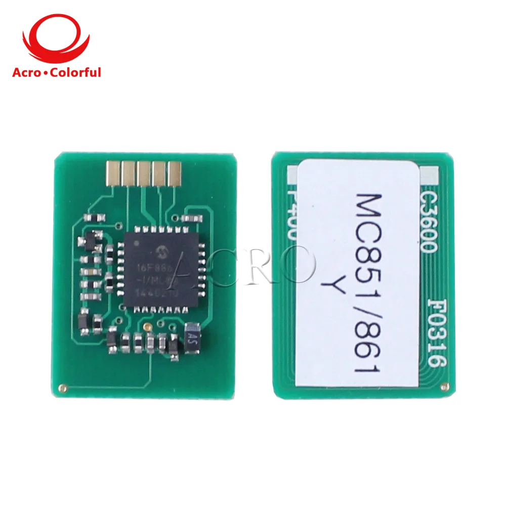 

44059168 44059167 44059166 44059165 Toner chip for OKI MC851 MC861 MFP EU ME laser printer copier cartridge refill