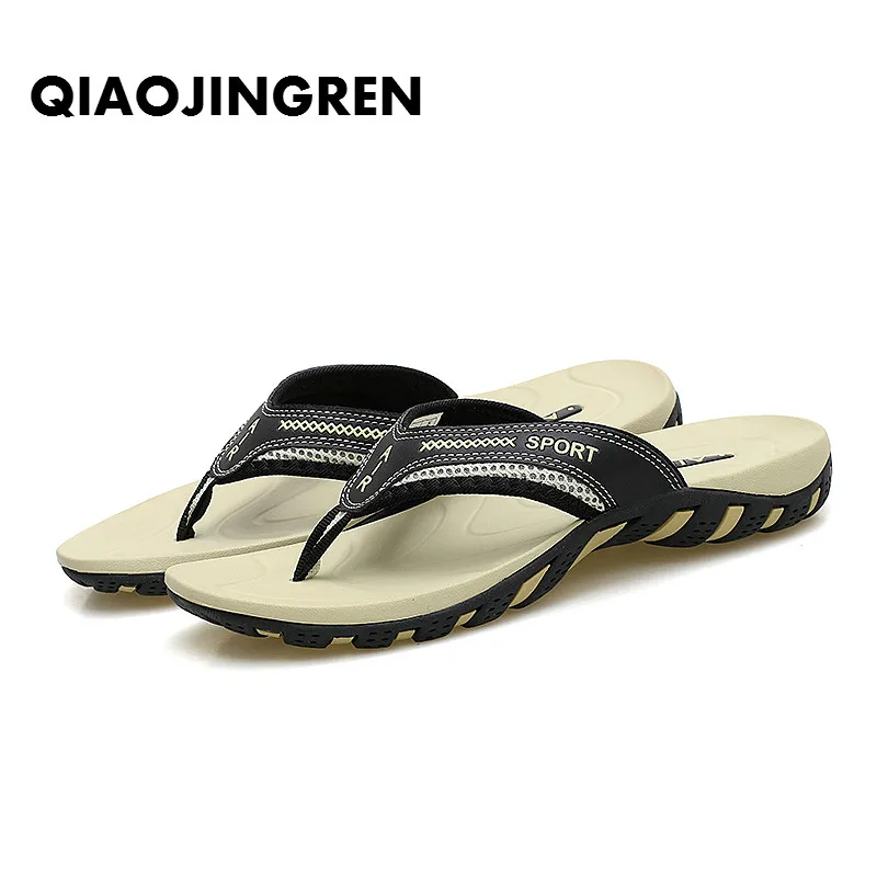 

Summer Casual Sandals Couple Large Size Slippers Fashion Mens Flip Flops Trendy Anti-slipmen Shoes Classic Massage Beach Slippe