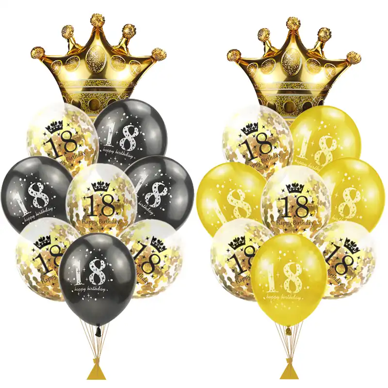 18 дней рождения гелиевые воздушные шары 18 лет балон День Рождения украшения для взрослых 18 воздушный шар на день рождения деко S1XN