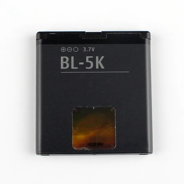 Оригинальный BL-5K аккумулятора телефона для Nokia N85 N86 N87 8MP 701X7X7 00 C7 C7-00S Oro X7-00 2610 S T7 BL5K