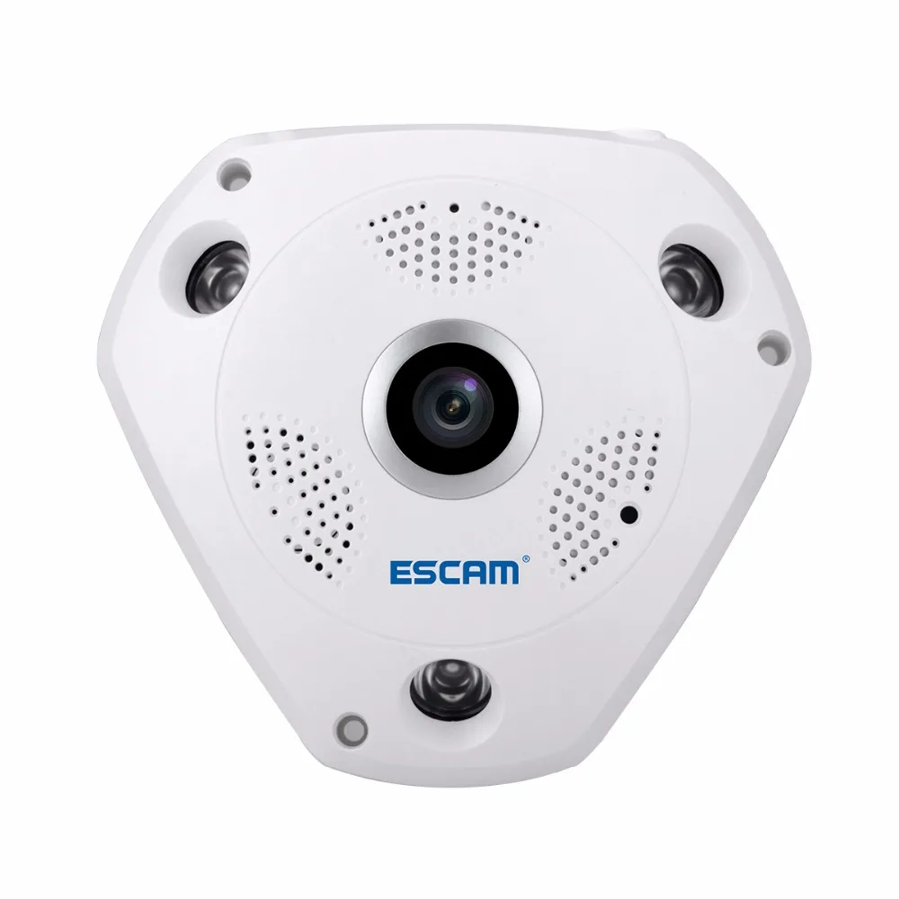 Камера видеонаблюдения ESCAM QP180 3d vr беспроводная p2p Wi-Fi поддержка sd-карты |