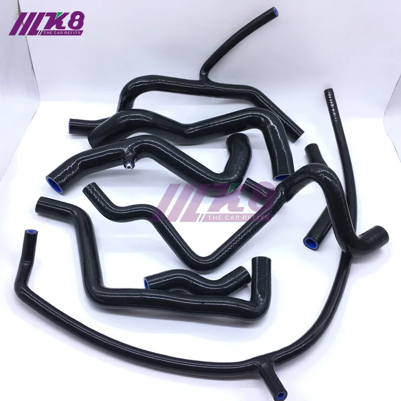 Комплект силиконовых шлангов радиатора для V W Corrado VR6 GOLF MK3 2 8 92 97 (8 шт.)